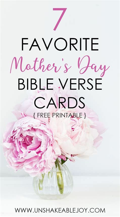 Printable Christian Mothers Day Cards